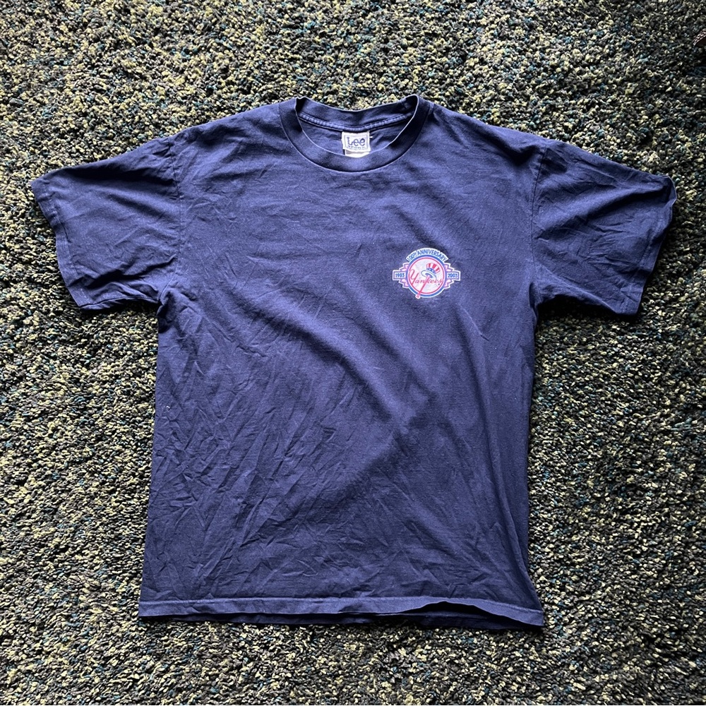 Lee brave NYY 100th Anniversary 2003 T (L)